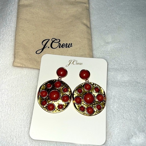 J Crew Medallion Earrings - Picture 2 of 3